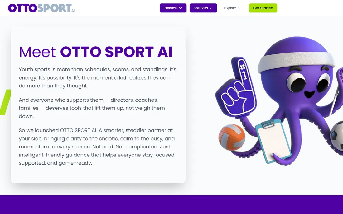 Otto Sport homepage
