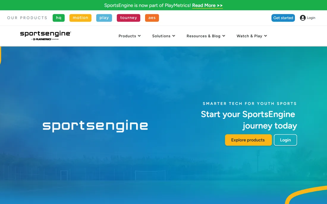 SportsEngine homepage