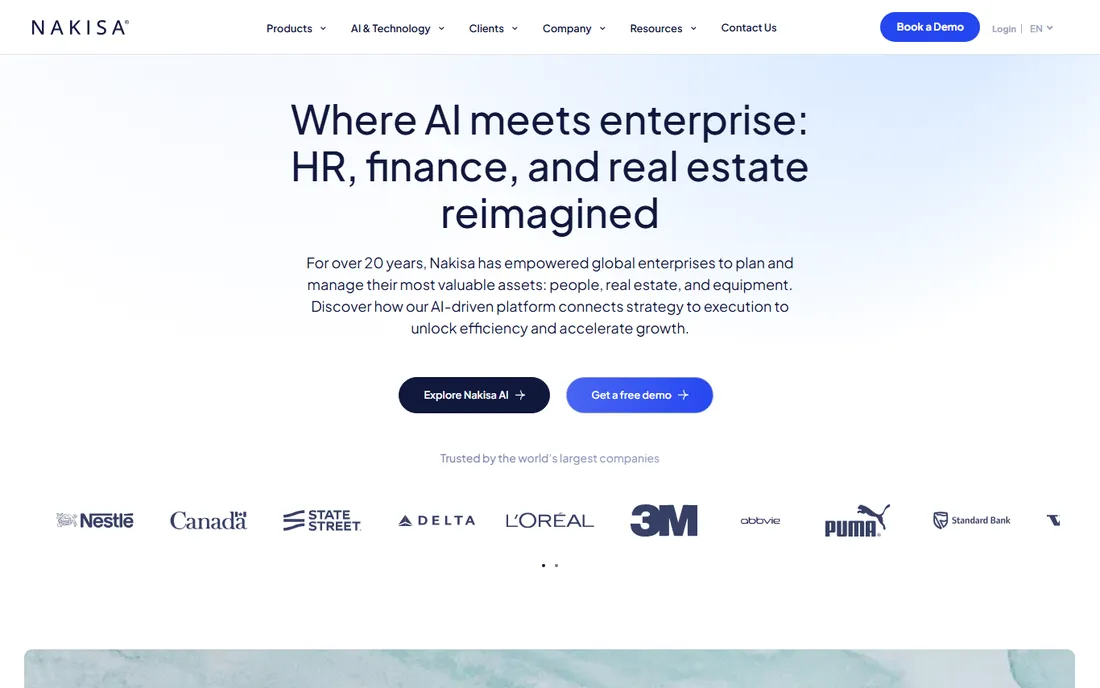 Nakisa homepage