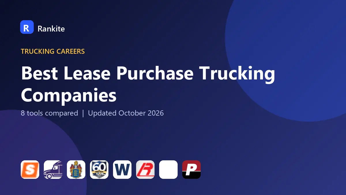 Best Lease Purchase Trucking Companies in 2026: 8 Companies Compared
