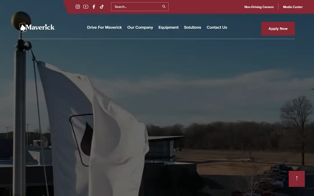 Maverick Transportation homepage