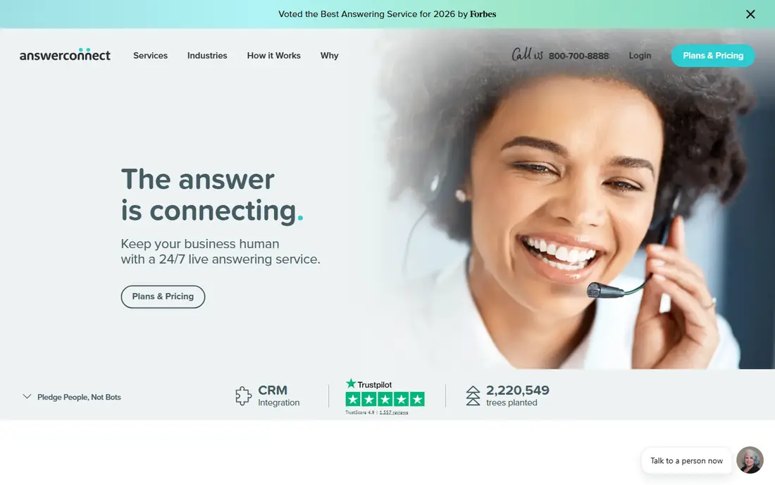 AnswerConnect homepage