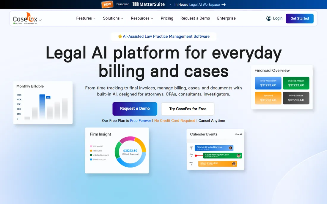 CaseFox homepage