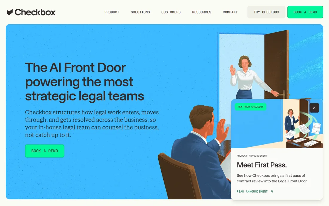 Checkbox homepage