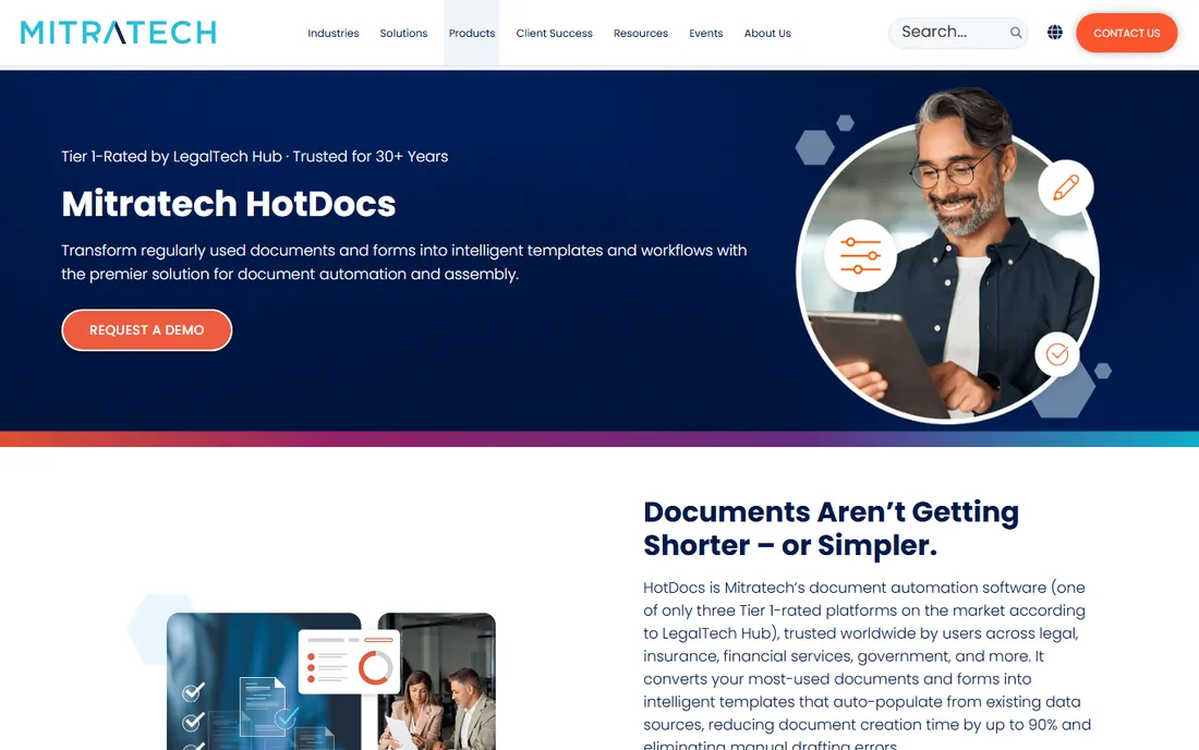 HotDocs homepage