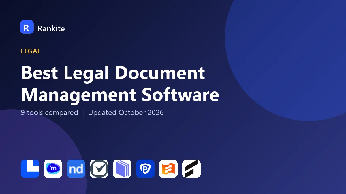Best Legal Document Management Software in 2026: 9 Tools Compared