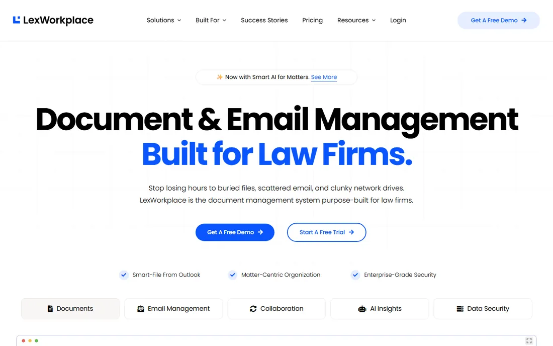LexWorkplace homepage