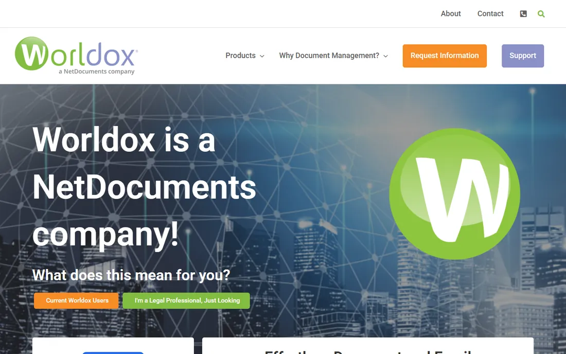 Worldox homepage
