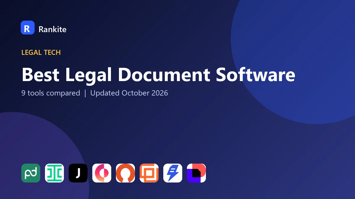 Best Legal Document Software in 2026: 9 Tools Compared