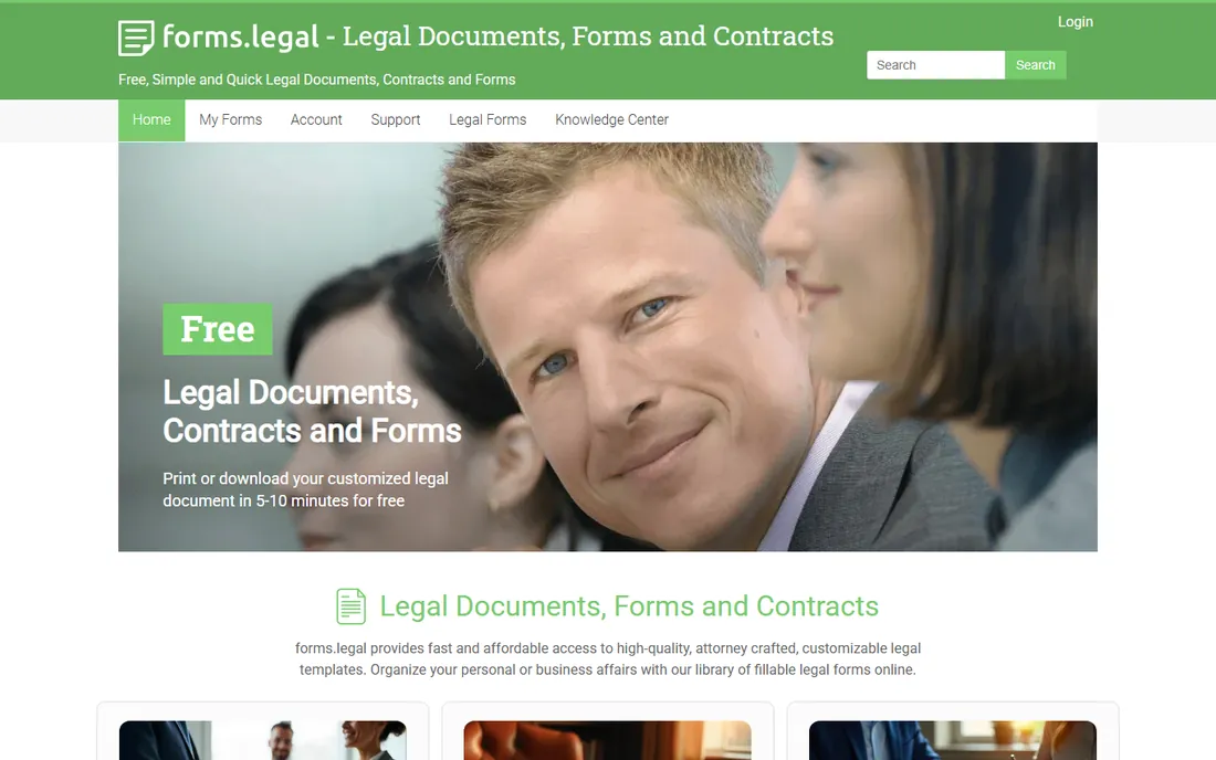 Forms.Legal homepage