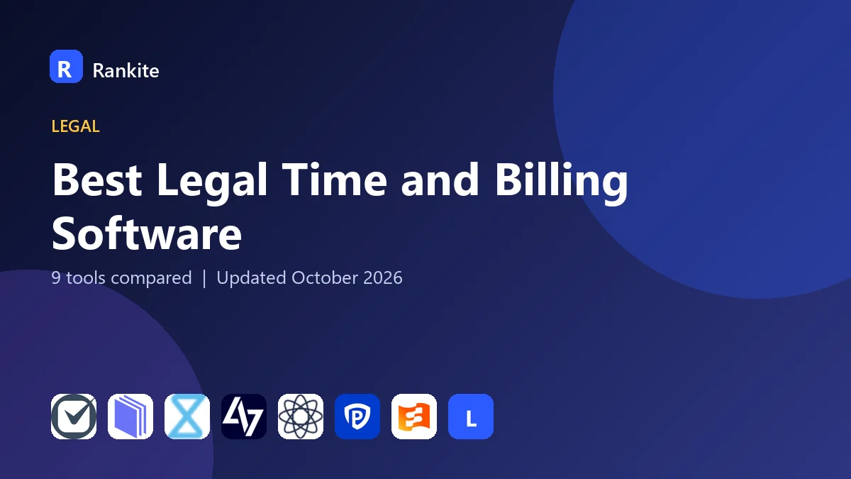 Best Legal Time and Billing Software in 2026: 9 Tools Compared