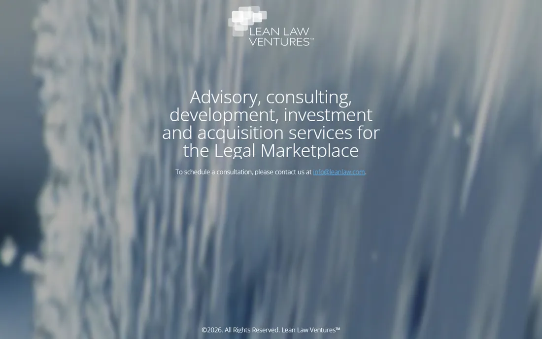 LeanLaw homepage