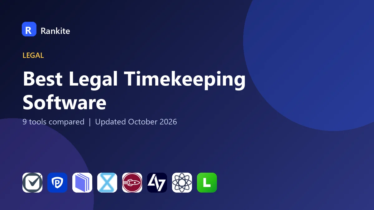 Best Legal Timekeeping Software in 2026: 9 Tools Compared