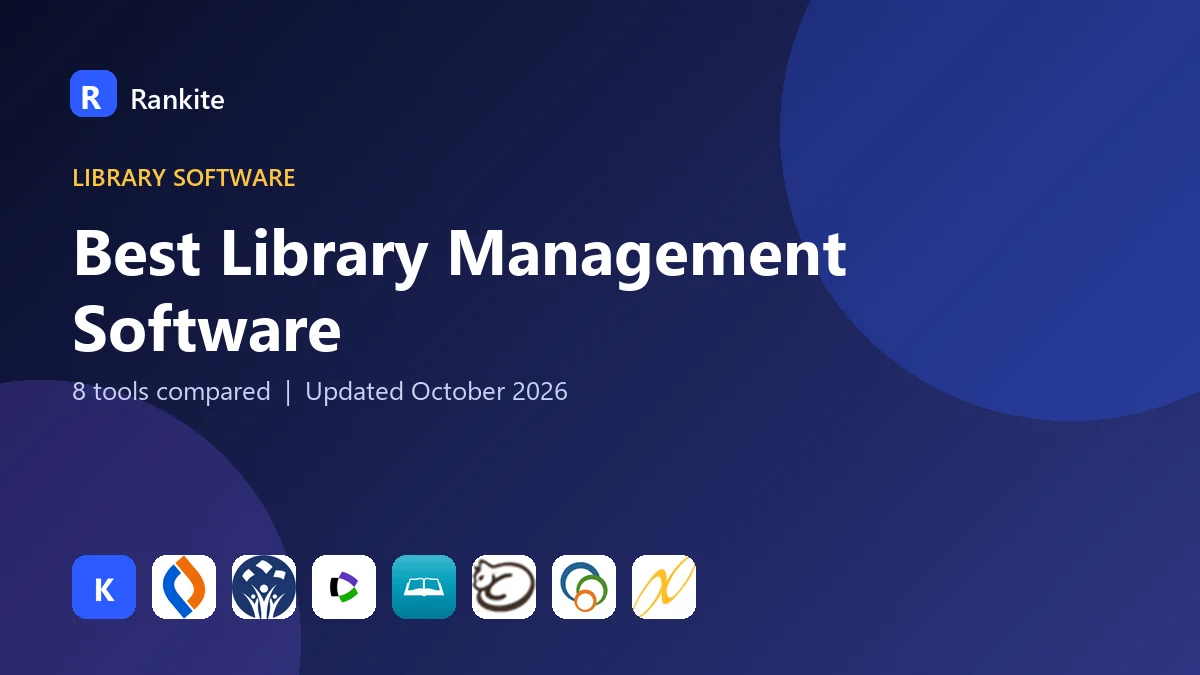 Best Library Management Software: 8 Tools Compared