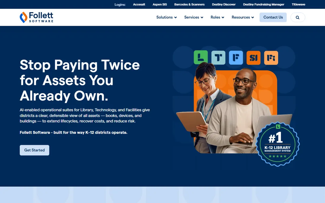 Follett Destiny homepage