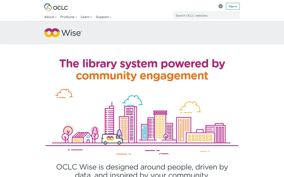 OCLC Wise homepage