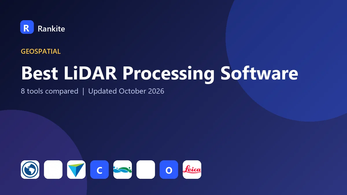 Best LiDAR Processing Software in 2026: 8 Tools Compared