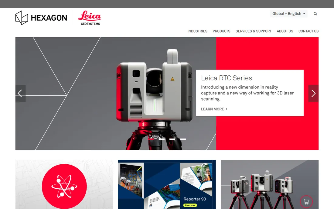 Leica Cyclone 3DR homepage