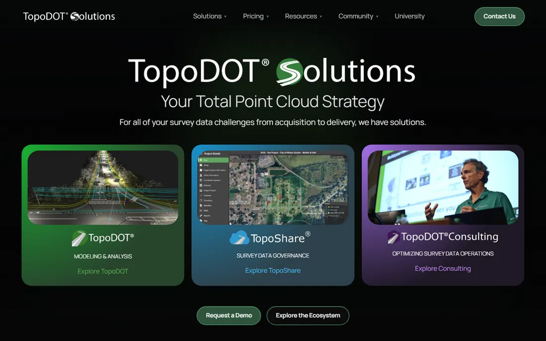 TopoDOT homepage