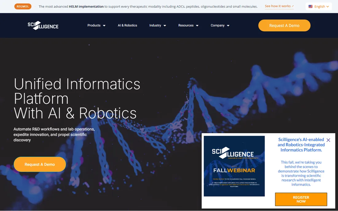 Scilligence homepage