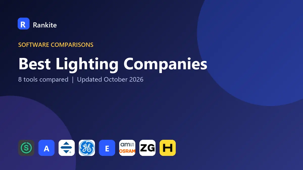 Best Lighting Companies in 2026: 8 Companies Compared