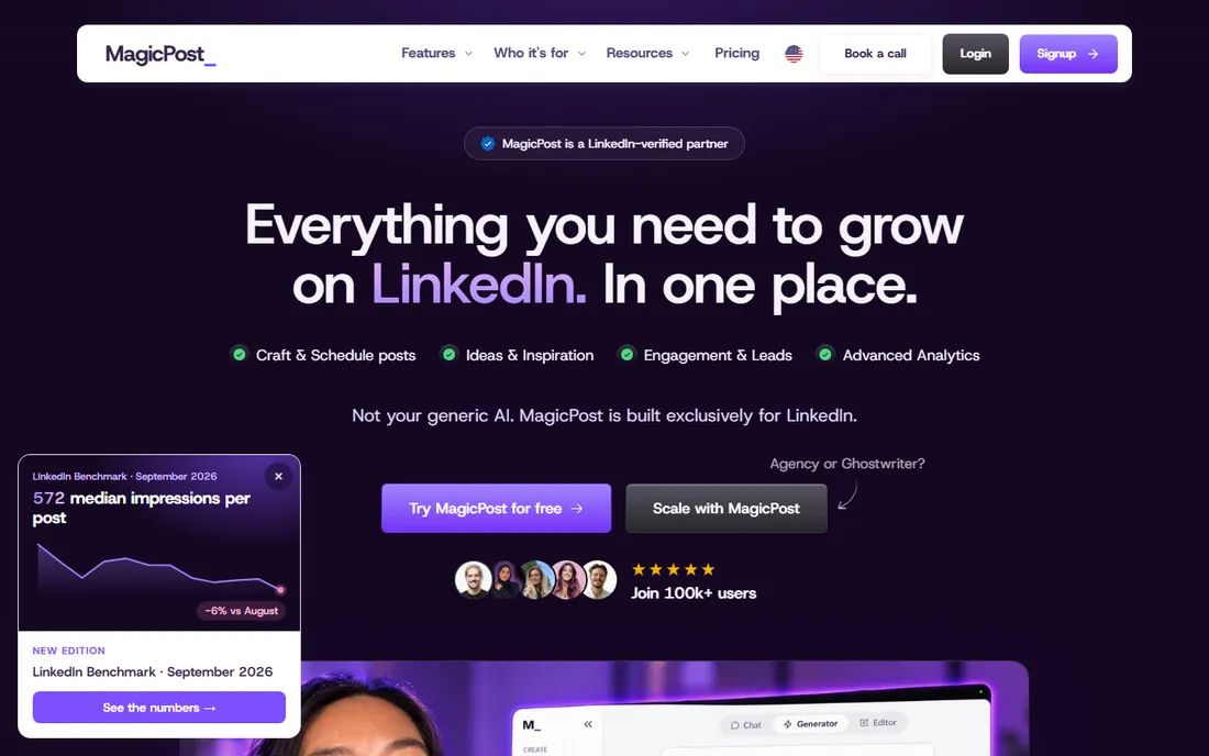 MagicPost homepage