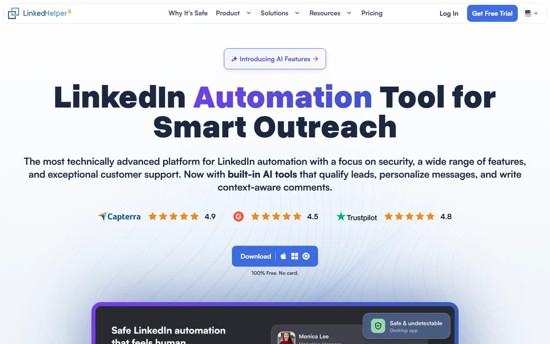 Linked Helper homepage