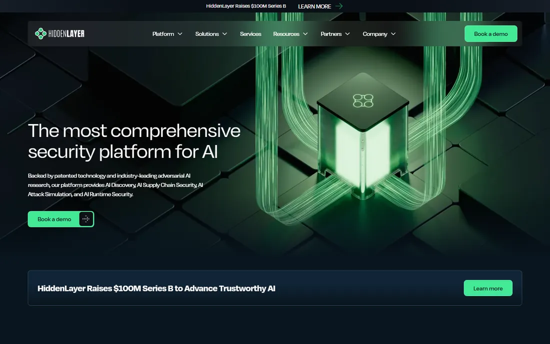 HiddenLayer homepage