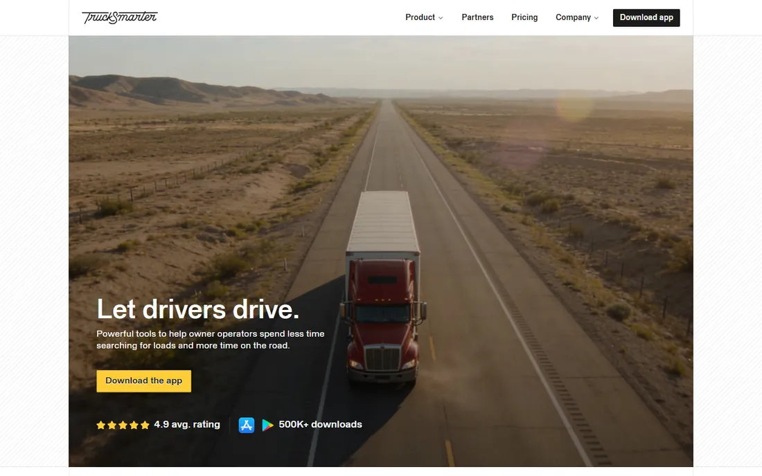 TruckSmarter homepage