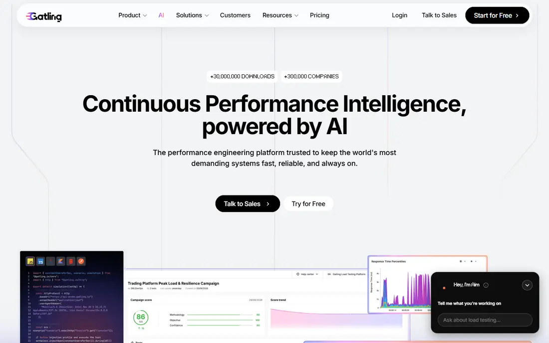 Gatling homepage