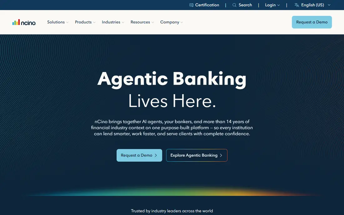 nCino homepage
