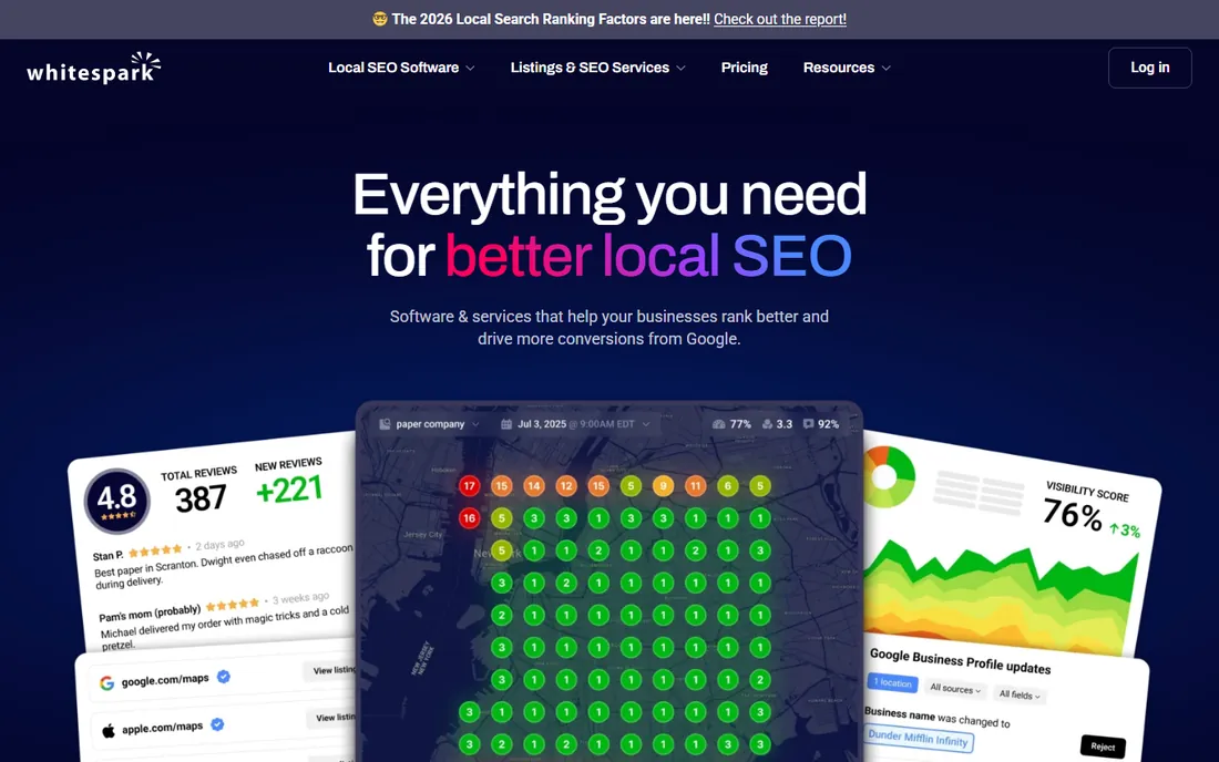 Whitespark homepage