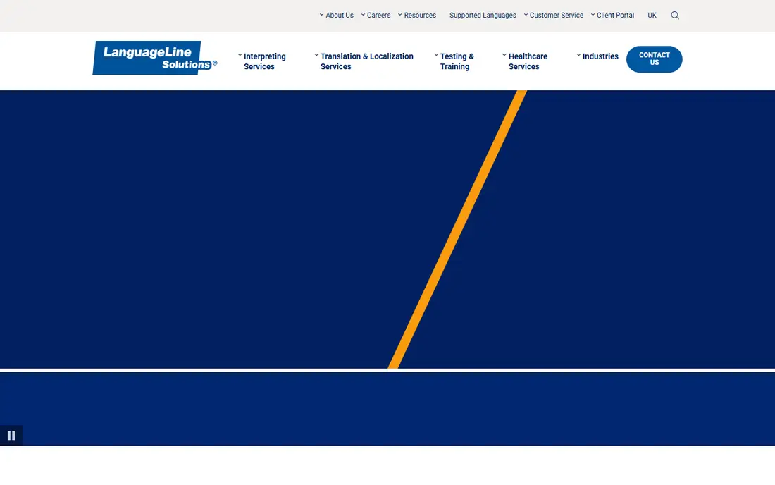 LanguageLine Solutions homepage