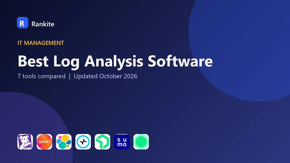 Best Log Analysis Software in 2026: 7 Tools Compared