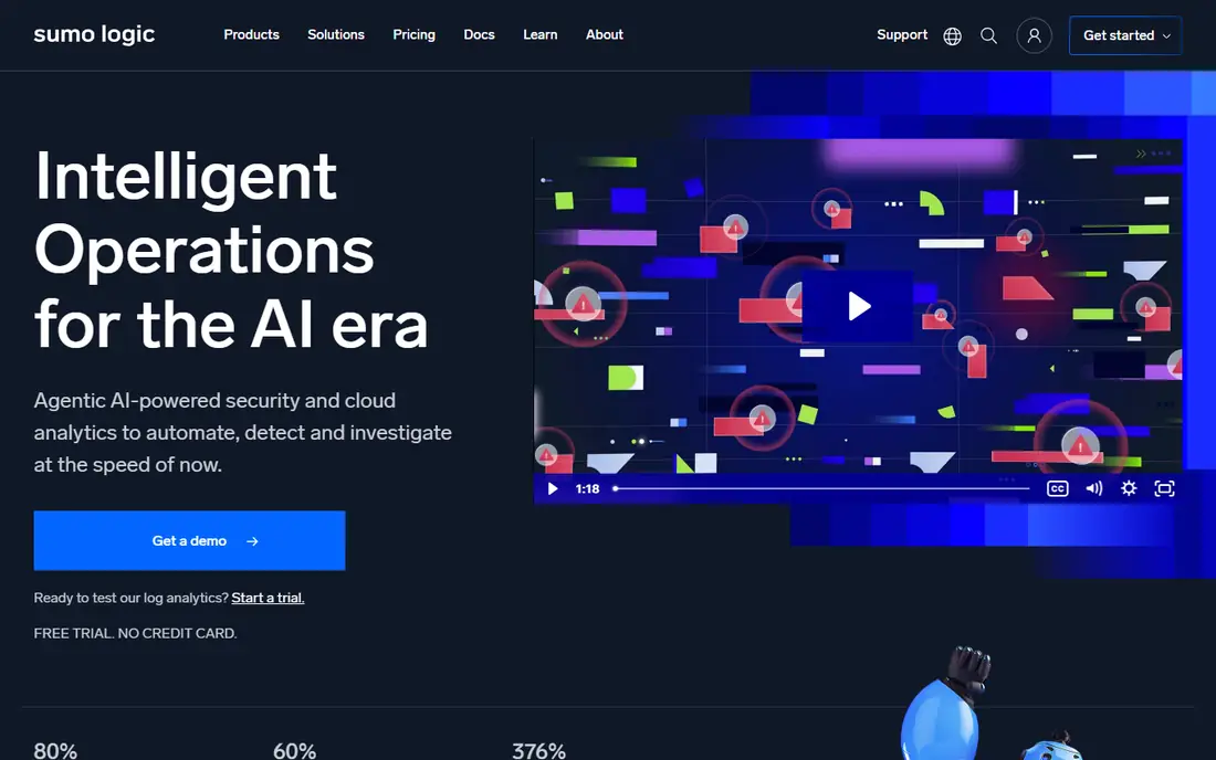 Sumo Logic homepage