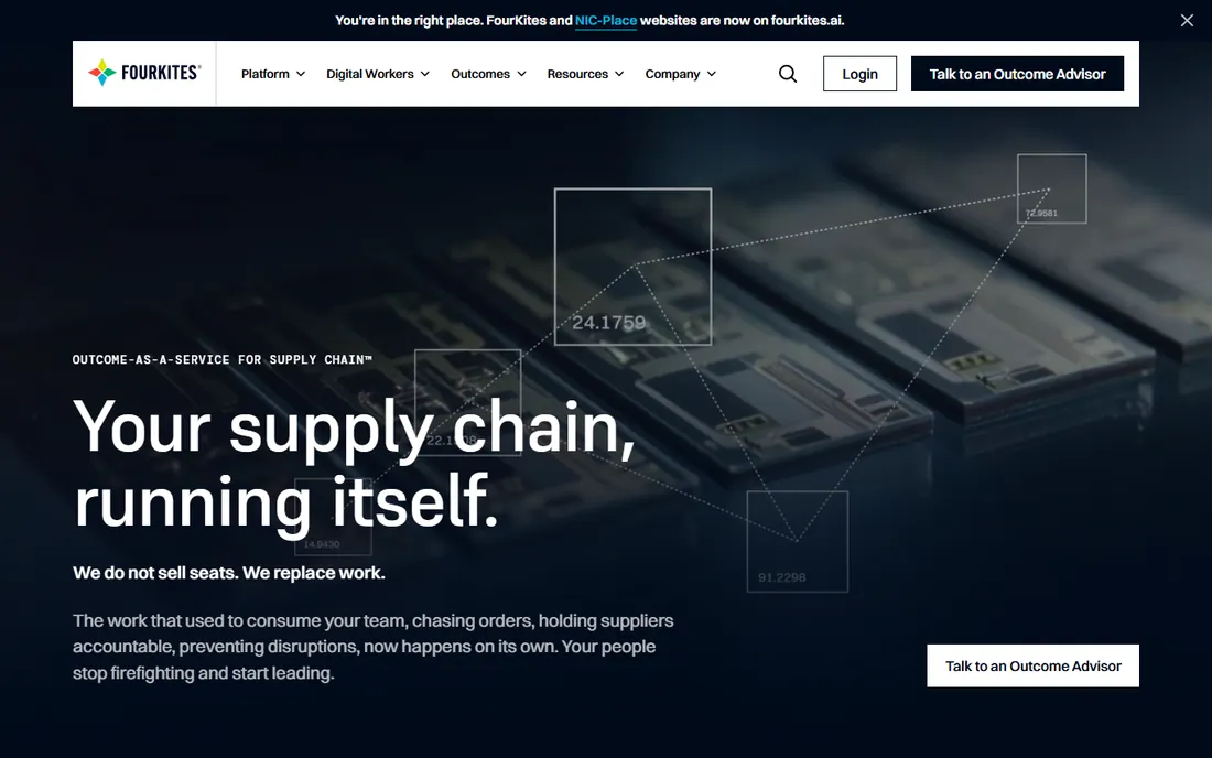 FourKites homepage