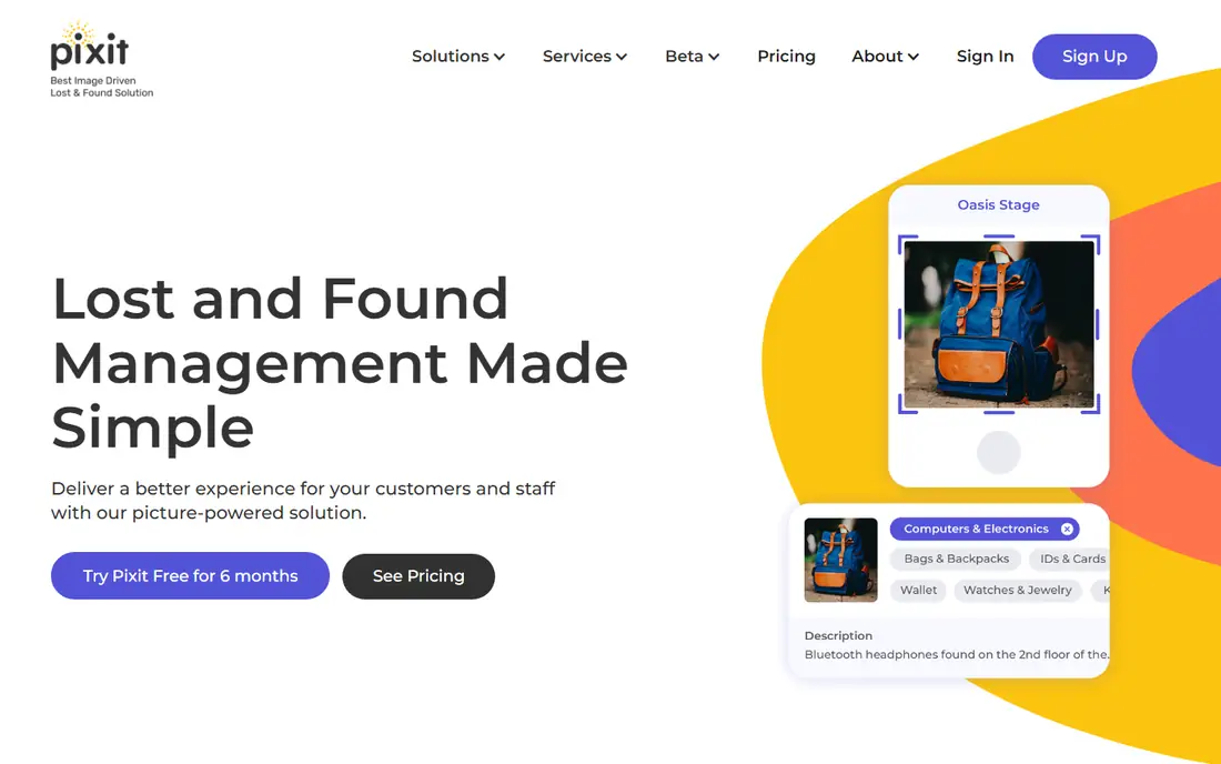 Pixit homepage
