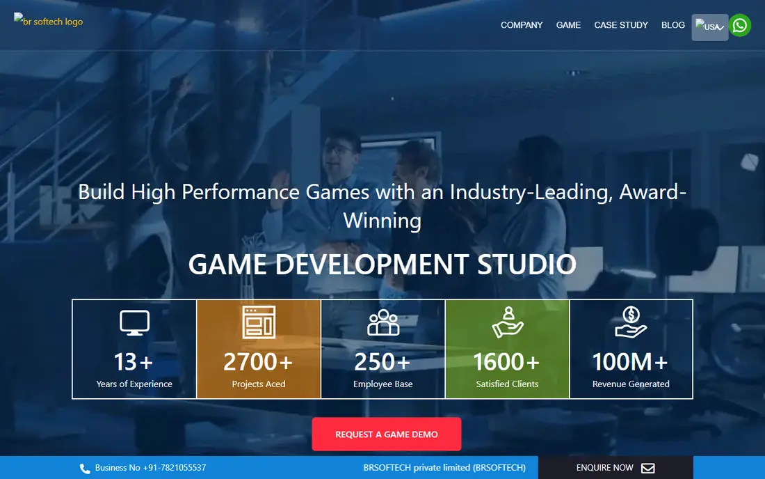 BR Softech homepage