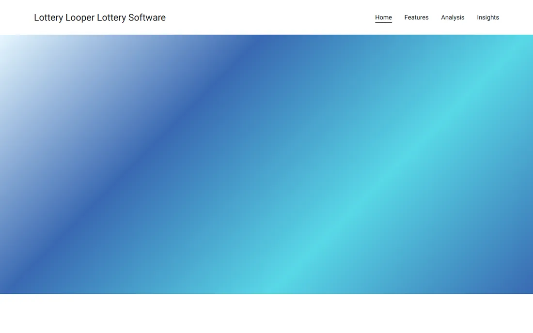 Lottery Looper homepage