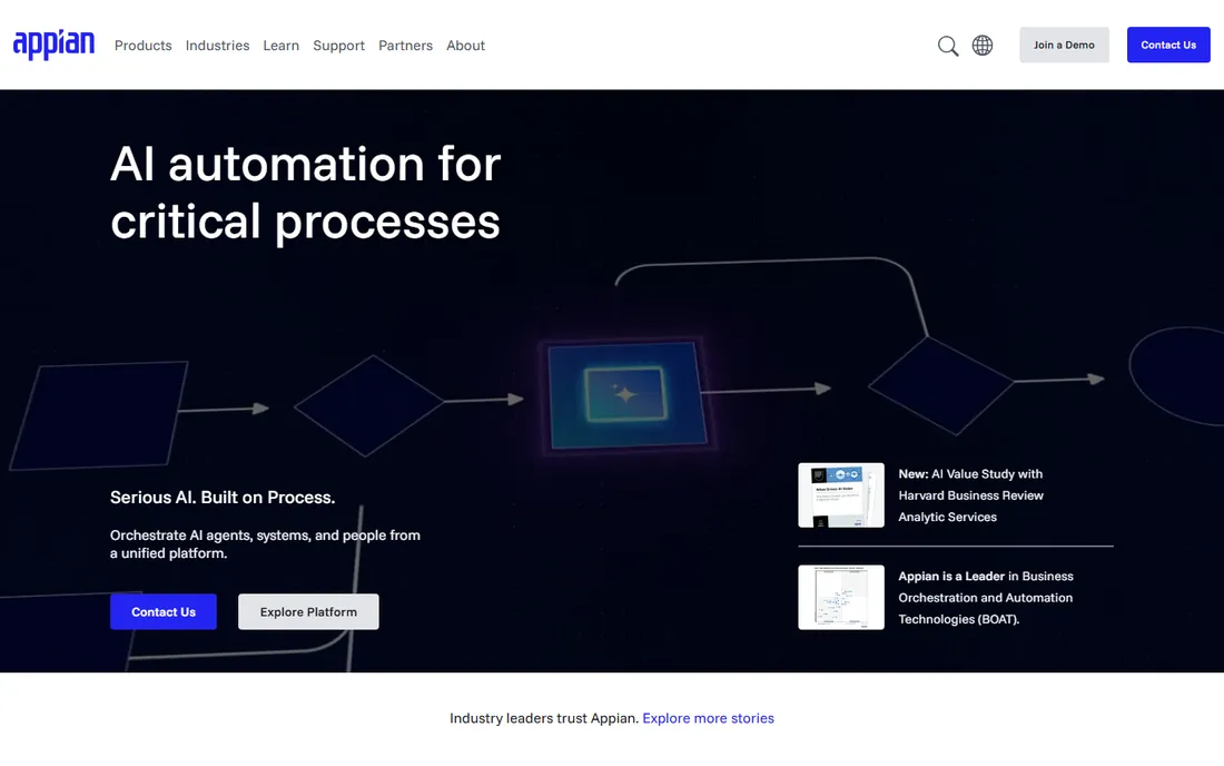 Appian homepage