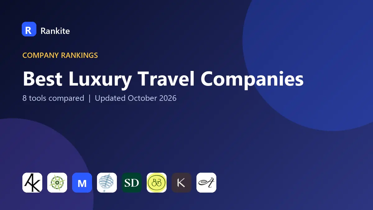 Best Luxury Travel Companies in 2026: 8 Companies Compared