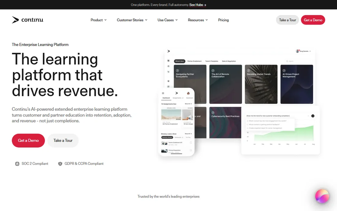 Continu homepage