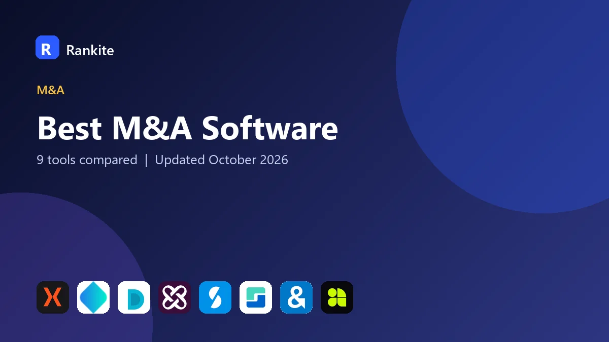 Best M&A Software in 2026: 9 Tools Compared