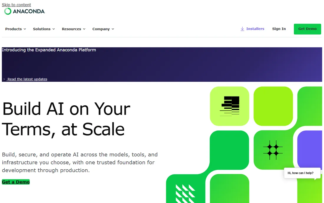 Anaconda homepage