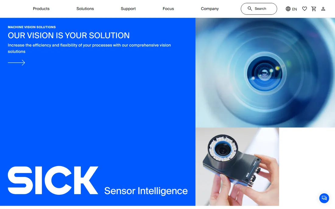 SICK Nova homepage
