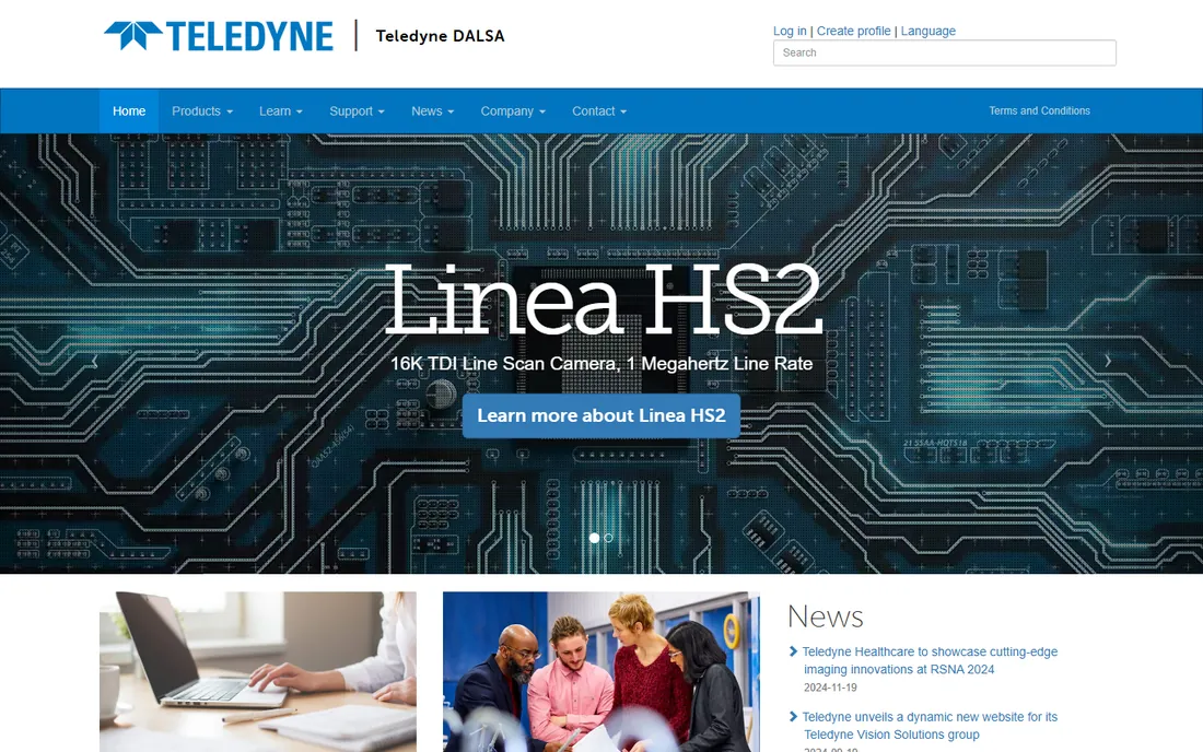 Teledyne DALSA Sherlock homepage