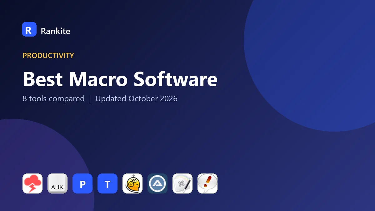 Best Macro Software in 2026: 8 Tools Compared