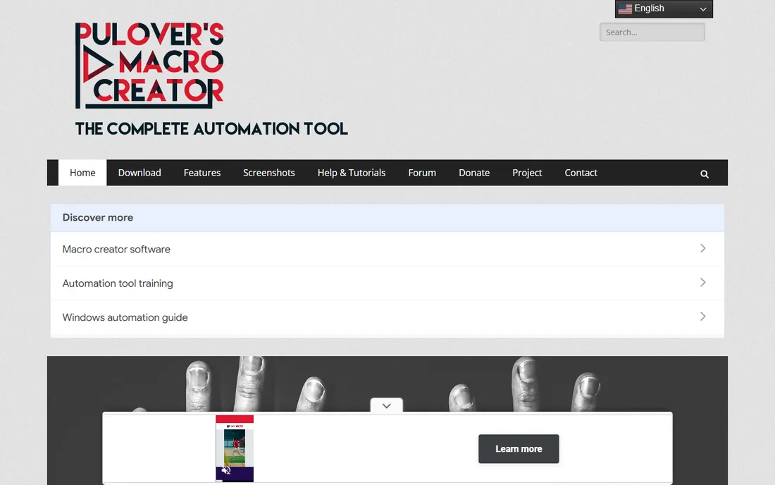 Pulover's Macro Creator homepage