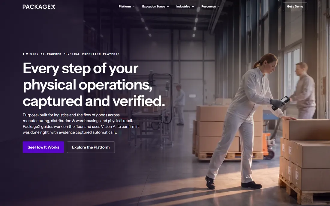 PackageX homepage