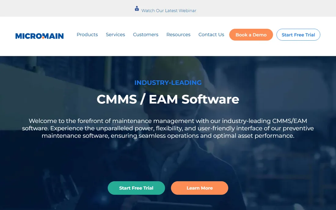 MicroMain homepage